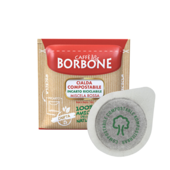 BORBONE | Cialde di Carta ESE 44 mm | Miscela Rossa