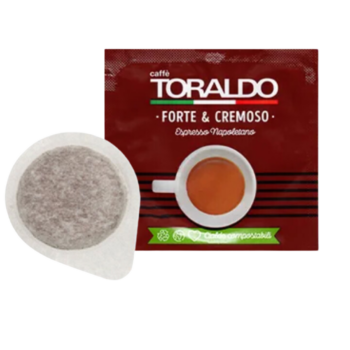 TORALDO | Cialde di Carta ESE 44 mm  | Miscela Forte e Cremoso