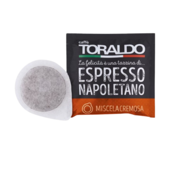 TORALDO | Cialde di Carta ESE 44 mm | Miscela Cremosa