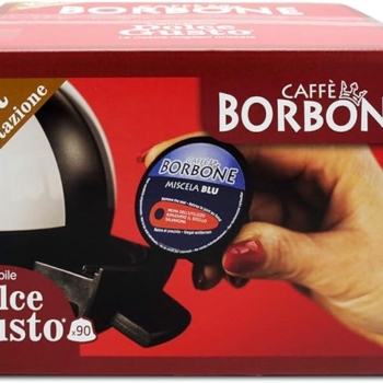 90 Capsule Dolce Gusto Borbone (PACCO DEGUSTAZIONE MISCELA BLU-NERA-ORO-DECA)