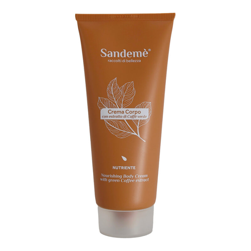 Sandemè® Crema Corpo con Estratto di Caffè Verde - Tubo da 200 ml con astuccio