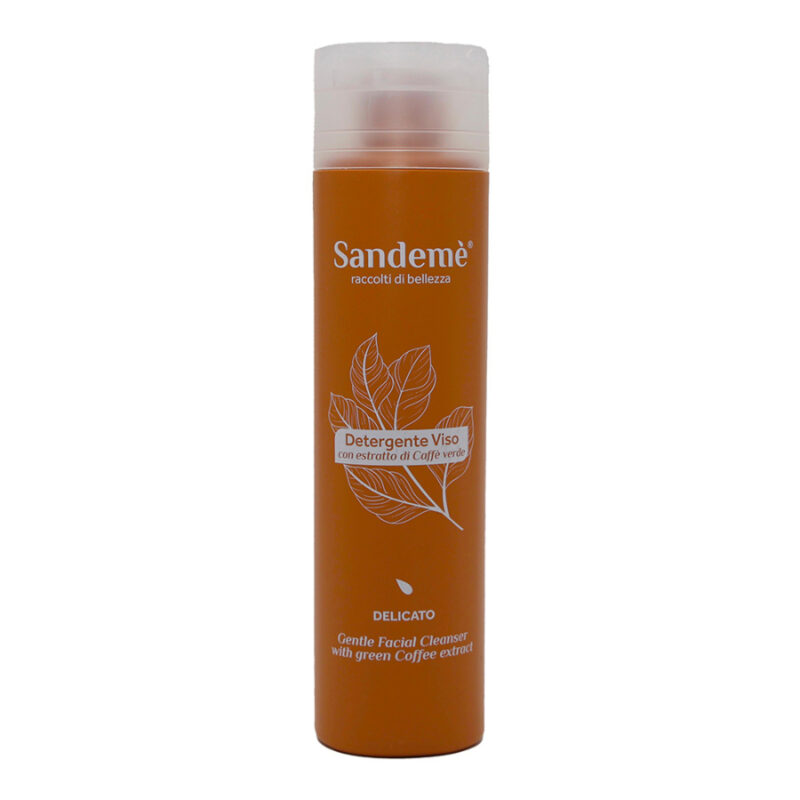 Sandemè® Detergente Viso con Estratto di Caffè Verde - Flacone da 250 ml