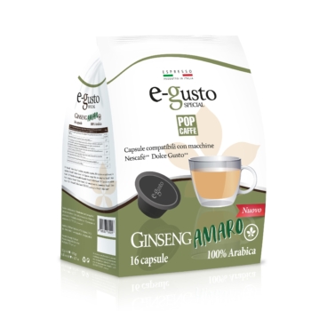 Pop Caffè | Dolce gusto | E-Gusto Ginseng Amaro