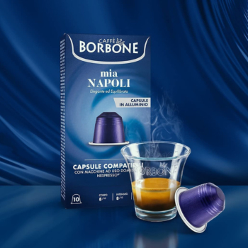 Borbone | Capsule Nespresso Alluminio | Mia Napoli