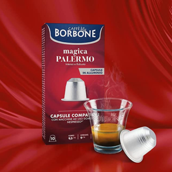 Borbone | Capsule Nespresso Alluminio | Magica Palermo